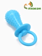 Игрушка жевательная «Пустышка для малышки», TPR, 14.5 см, голубая - Фото 3