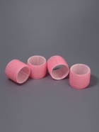 Бигуди «Липучка», d=7.5 см, 4 шт., розовый - Фото 1
