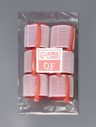 Бигуди «Липучка», с зажимами, d=6.5 см, 6 шт., персиковые - Фото 5