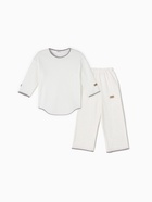 Костюм детский (свитшот и брюки) MINAKU, цвет молочный, рост 98 см - Фото 8