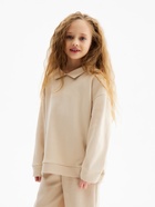 Толстовка детская MINAKU, цвет бежевый, рост 104 см - фото 808627707