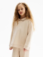 Толстовка детская MINAKU, цвет бежевый, рост 110 см - фото 808704773