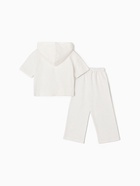 Костюм детский (свитшот и брюки) MINAKU, молочный, рост 110 см - фото 44690449