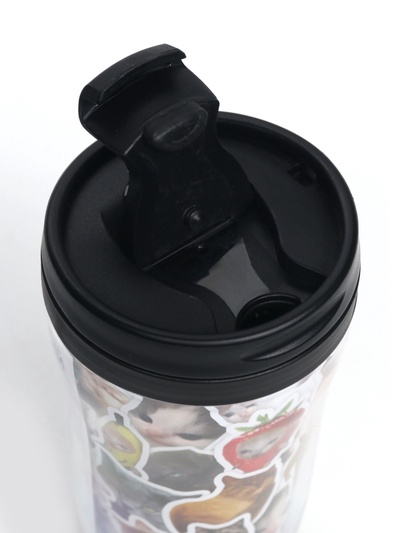 Чай подарочный в термостакане «Котики мемы», вкус: мята, 20 г