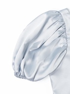 Платье нарядное для девочки MINAKU: PartyDress, с воланами, рост 116-122 см, голубое - Фото 13