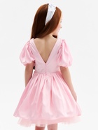 Платье нарядное для девочки MINAKU: PartyDress с подъюбником, розовое, рост 122 см - Фото 5