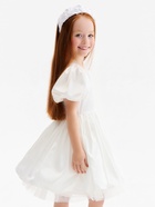 Платье нарядное для девочки MINAKU: PartyDress с подъюбником, молочное, рост 116 см - Фото 7