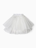 Платье нарядное для девочки MINAKU: PartyDress с подъюбником, цвет молочный, рост 122 см - Фото 17