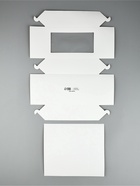 Кондитерская упаковка для макарун с окном, «Белая», 11 х 19 х 5.5 см (комплект 5 шт) - фото 51579716