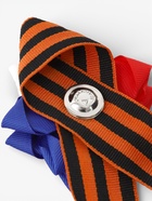 Георгиевская лента на 9 мая «Красная звезда», на магните, с цветком триколор - Фото 5