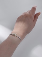 Браслет «Ракушка» на нити, звезда морская, бежевый в серебре - Фото 6