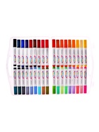 Фломастеры 36 цветов в пластиковом пенала, смываемые водой - Фото 3