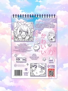 Стикеры - раскраски Kawaii, более 250 наклеек аниме - Фото 6