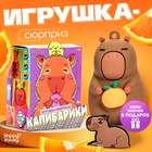 Игрушка - сюрприз Happy Valley «Капибарики», фигурка, значок - Фото 1