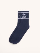 Носки мужские с принтом, чёрные «Счастье в горах» - Фото 2