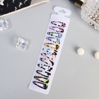 Заколки для волос «Камилла», набор 12 шт., принт пятна, 3 см, МИКС - Фото 2