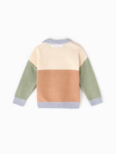 Джемпер детский «Крошка Я» Colourblock, рост 68-74 см