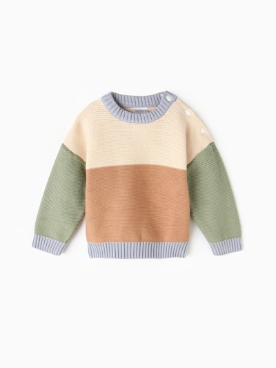 Джемпер детский «Крошка Я» Colourblock, рост 92-98 см