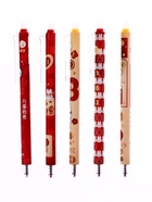 Стираемая ручка «Мишка», гелевая, автоматическая, синий стержень, узел 0.5 мм, МИКС - Фото 2