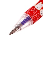 Стираемая ручка «Мишка», гелевая, автоматическая, синий стержень, узел 0.5 мм, МИКС - Фото 4