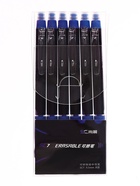 Стираемая ручка, гелевая, автоматическая, синий стержень, узел 0.5 мм - Фото 4