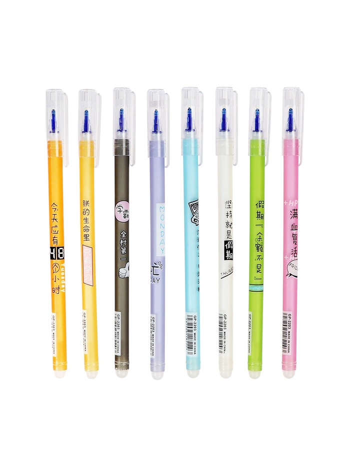 Стираемая ручка «Ассорти», гелевая, синий стержень, узел 0.5 мм, МИКС - Фото 1