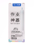 Ручка гелевая, автоматическая, чёрный стержень, узел 0.5 мм, резиновый упор - Фото 6