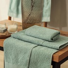 Полотенце махровое LoveLife Natural mint, 100×150 см, 100% хлопок - Фото 3