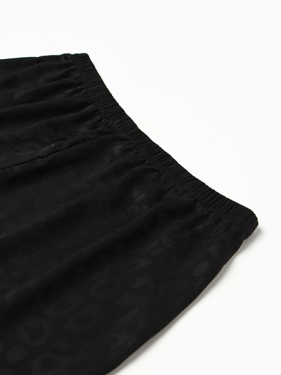 Пижама женская (топ, шорты) KAFTAN Leo black collection, размер 40-42