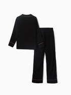 Пижама женская (рубашка, брюки) KAFTAN Leo black collection, размер 40-42, чёрная 10276959