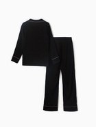 Пижама женская (рубашка, брюки) KAFTAN Leo black collection, размер 40-42, чёрная  (артикул 10276959)  большой выбор товаров оптом и в розницу по низким ценам с доставкой