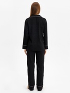 Комплект женский (рубашка и брюки) KAFTAN Leo black collection р-р 40-42 - фото 808610217