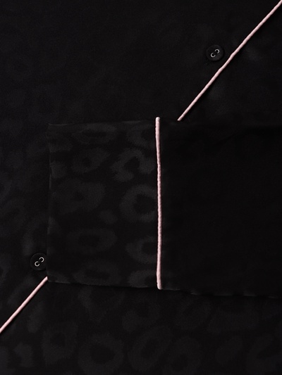 Пижама женская (рубашка, брюки) KAFTAN Leo black collection, размер 44-46, чёрная