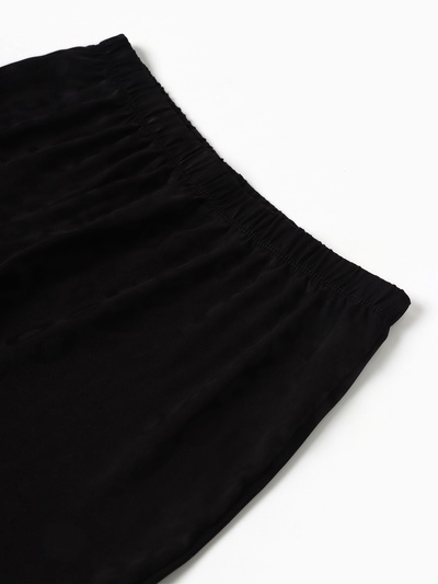 Пижама женская (рубашка, брюки) KAFTAN Leo black collection, размер 48-50, чёрная