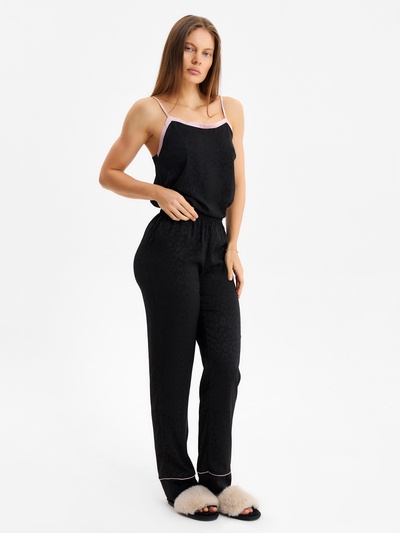 Брюки женские KAFTAN Leo black collection, размер 40-42, чёрные