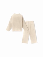 Пижама для девочки (рубашка, брюки) KAFTAN «Муслин», цвет молочный, размер 30 (98-104 см) - Фото 11