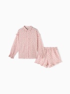 Комплект женский (рубашка, шорты) KAFTAN "Муслин: pink leopard" р. 40-42 - фото 32662214