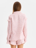 Комплект домашний женский (рубашка, шорты) KAFTAN «Муслин: pink leopard» размер 40-42, розовый 10317552 - фото 13729736
