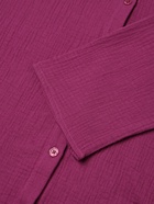 Пижама женская (рубашка, шорты) KAFTAN Basic, размер 44-46, сиреневая - Фото 8