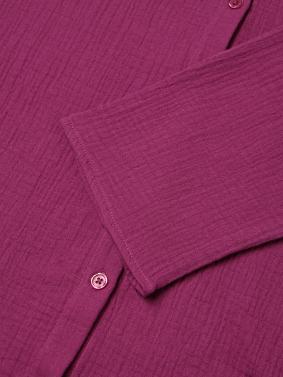 Пижама женская (рубашка, шорты) KAFTAN Basic, размер 44-46, сиреневая