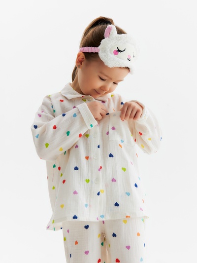 Пижама детская KAFTAN «Муслин», размер 30 (98-104 см)