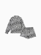 Комплект женский (рубашка, шорты) KAFTAN "Муслин: leopard" р. 44-46 - фото 808610396