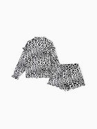 Комплект женский (рубашка, шорты) KAFTAN "Муслин: leopard" р. 44-46 - фото 808705185