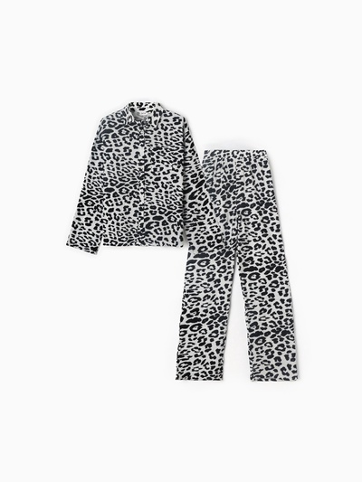 Пижама женская (рубашка, брюки) KAFTAN «Муслин: leopard», размер 40-42