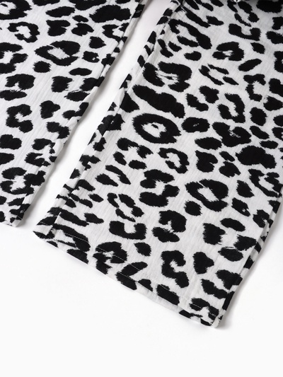 Пижама женская (рубашка, брюки) KAFTAN «Муслин: leopard», размер 40-42