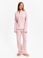 Пижама женская (рубашка, брюки) KAFTAN «Муслин: pink leopard», размер 52-54 - Фото 5