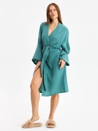 Халат домашний женский KAFTAN Basic, размер 48-50, зелёный - Фото 3