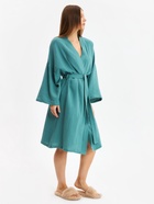 Халат домашний женский KAFTAN Basic, размер 48-50, зелёный - Фото 4