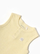 Боди без рукавов Крошка Я Melange, рост 74-80, жёлтое - Фото 6