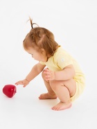 Боди Крошка Я Melange, рост 74-80, жёлтое - Фото 4